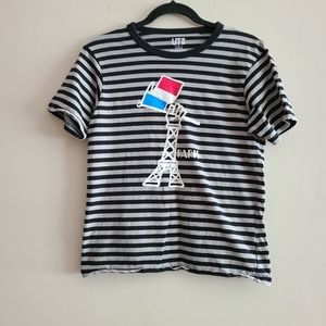 Uniqlo Striped Paris Tee